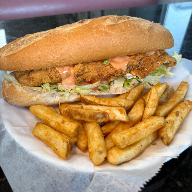 Weekly Special: Fried Fish Sandwich.