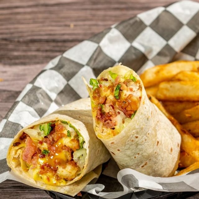 Bacon Honey Mustard Wrap.