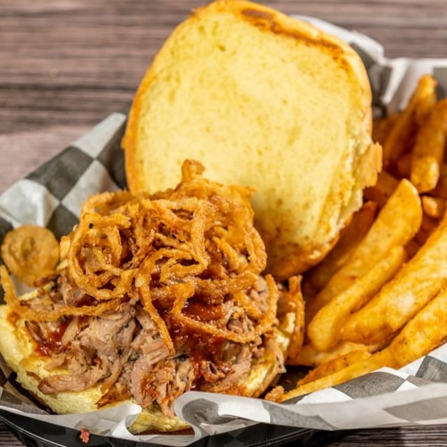 Pulled Pork Sandwich.