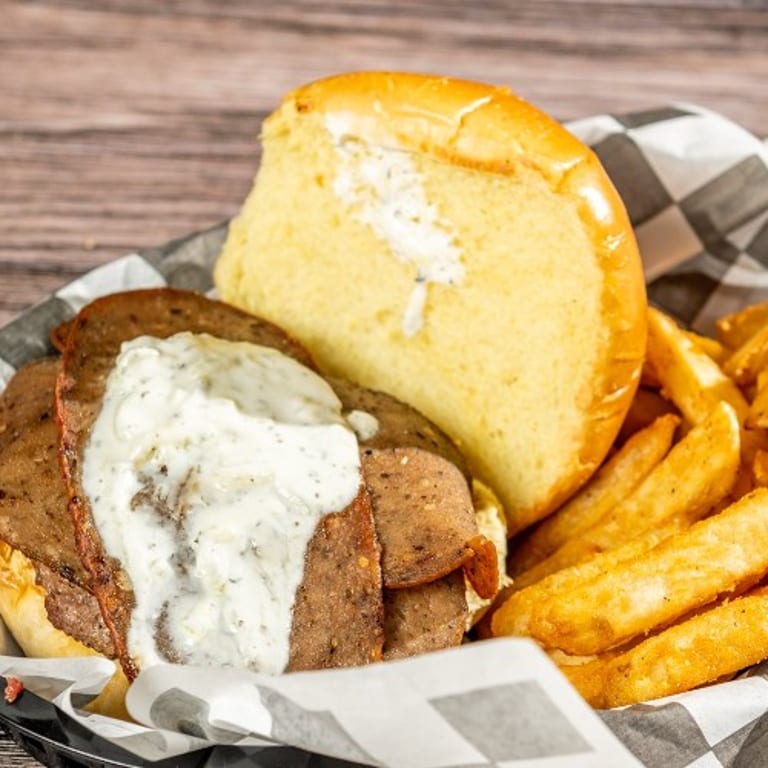 Delicious Gyro Burger Experience